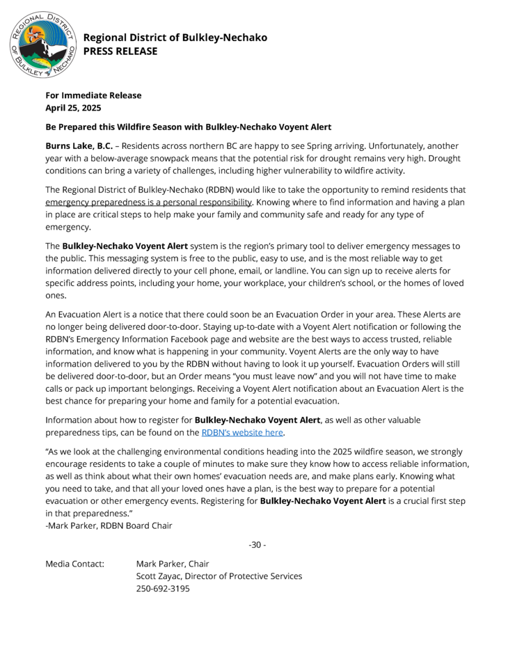 Be Prepared this Wildfire Season with Bulkley-Nechako Voyent Alert-20250425CY+16yDnd.png